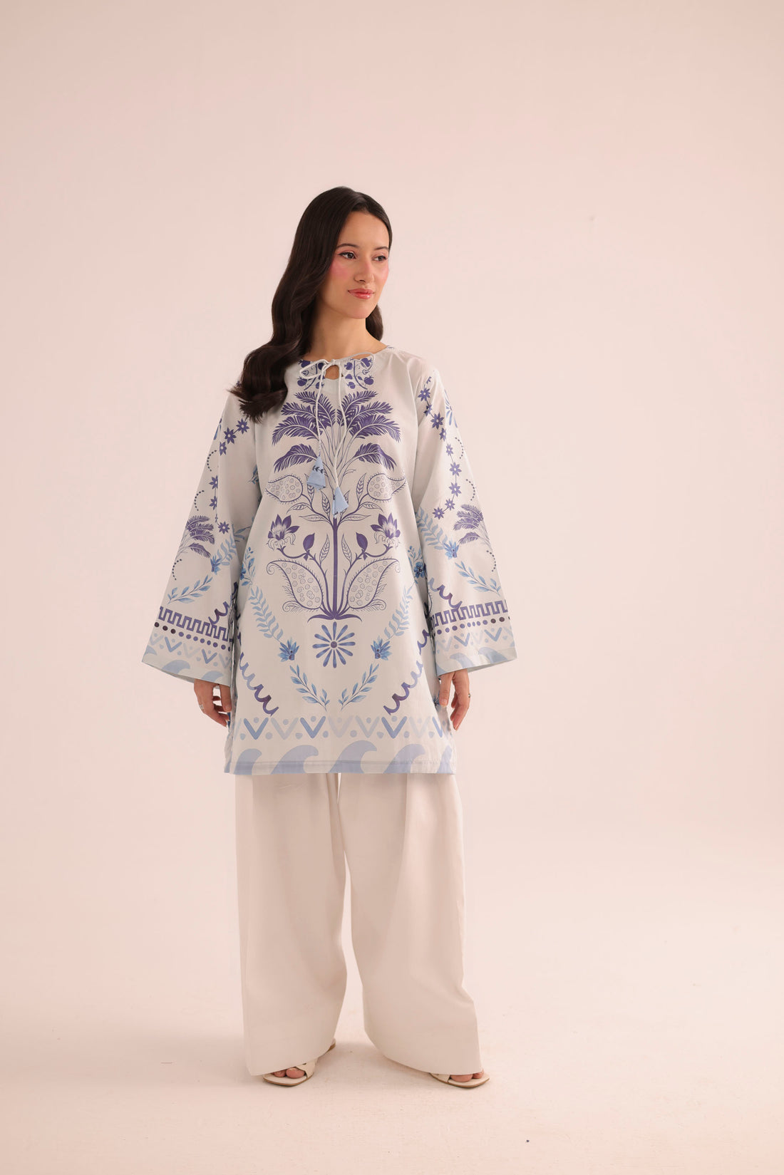 The Porcelain Dream Tunic Set