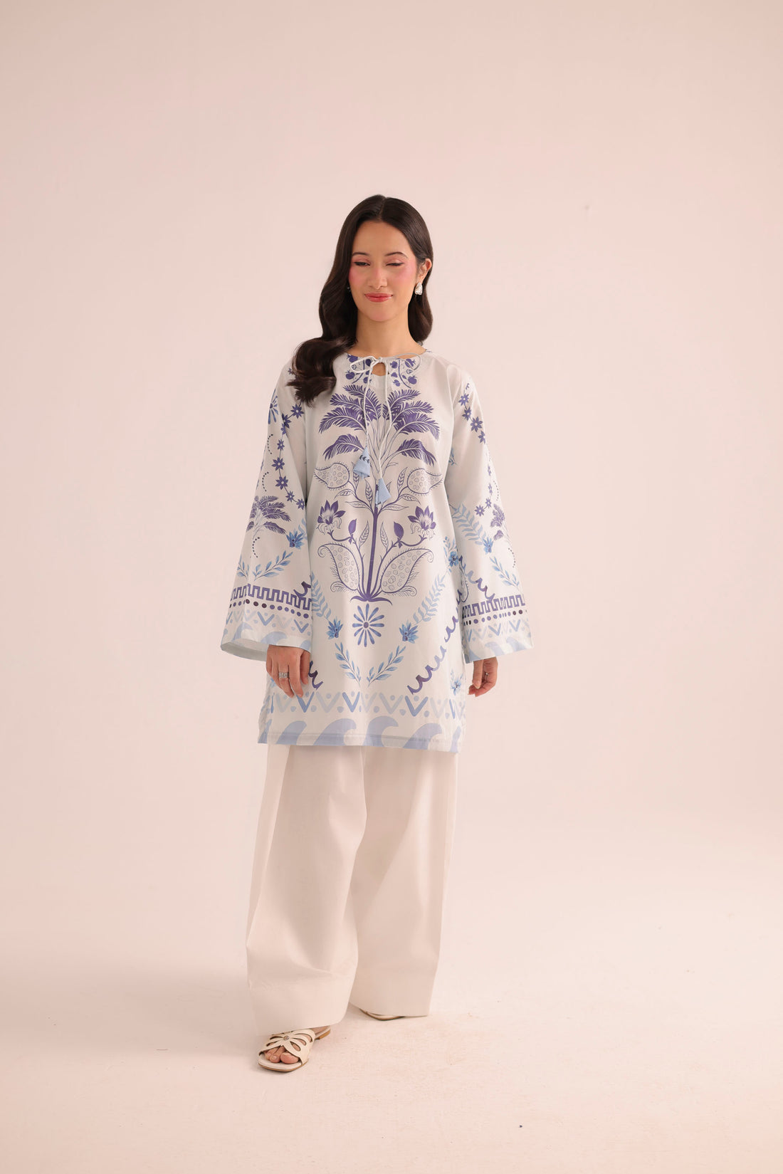 The Porcelain Dream Tunic Set