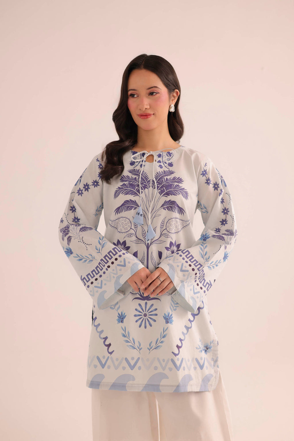 The Porcelain Dream Tunic Set