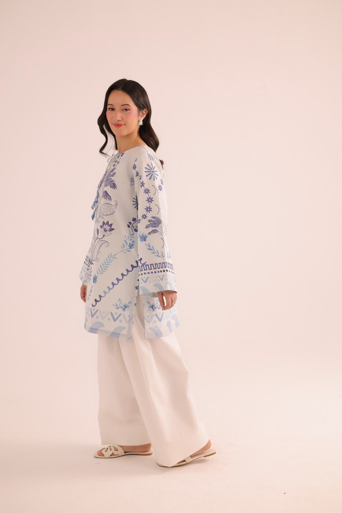 The Porcelain Dream Tunic Set