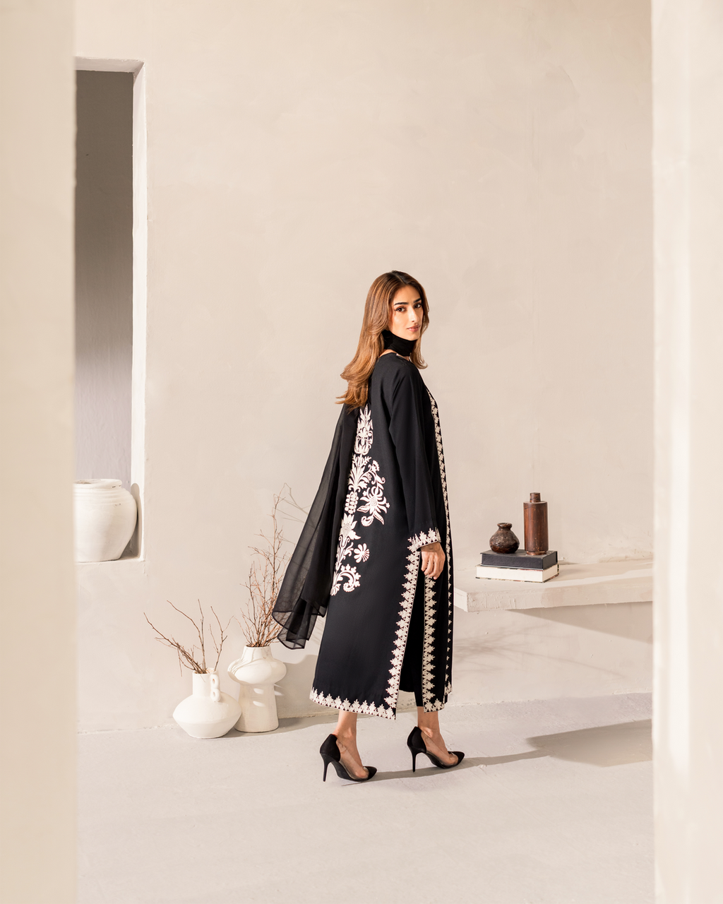 Shadow and Sheen: The Art of Dark Luxury 3pc suite set