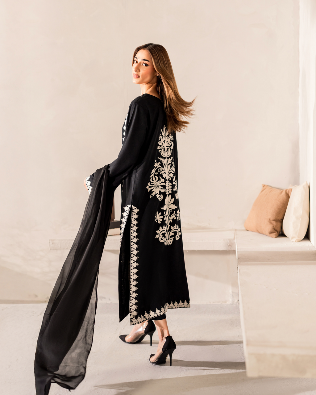Shadow and Sheen: The Art of Dark Luxury 3pc suite set